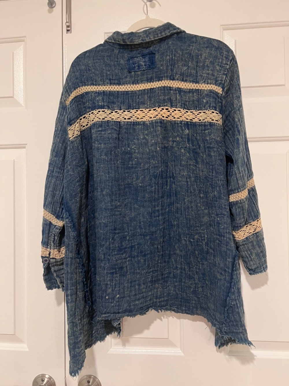 Free people ranch wash indigo shirt - Picture 3 of 8
